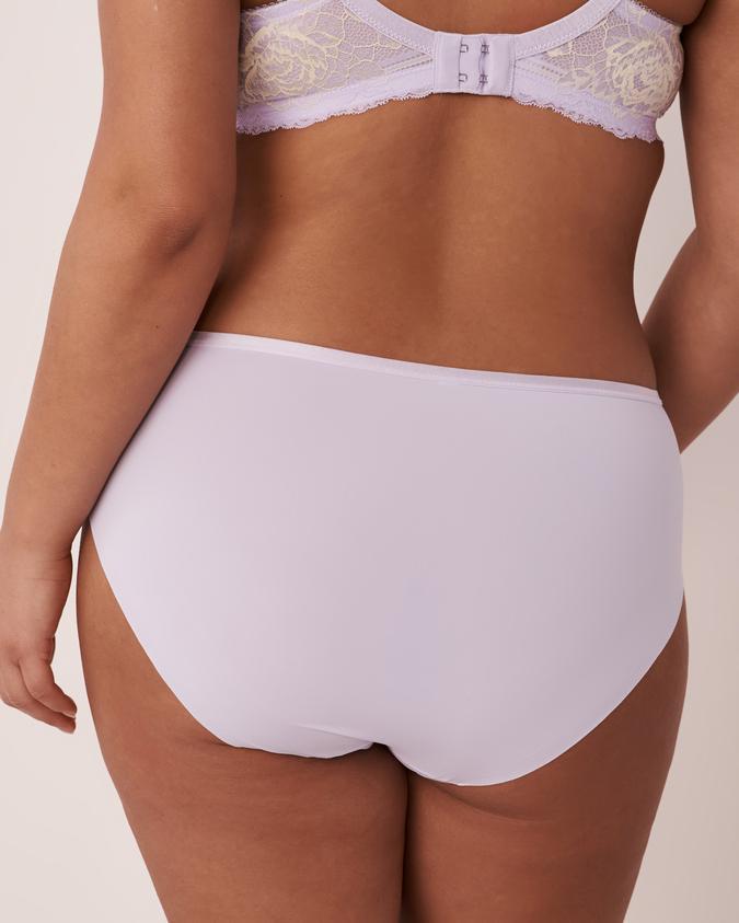 la Vie en Rose Women’s Lavender Microfiber Sleek Back Bikini Panty