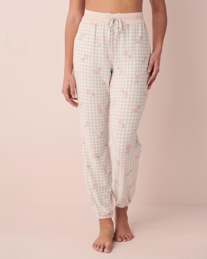 la Vie en Rose Women’s Grey Recycled Fibers Pyjama Pants